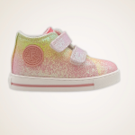 Falcotto MICHAEL scarpa bambina modello sneakers alta in glitter multicolor