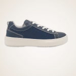 Nero Giardini E234210M scarpa bambino sneakers in pelle blu fondo in gomma 
